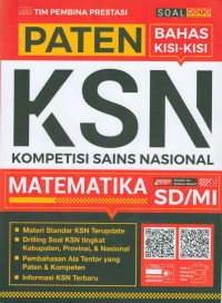 Image of Paten KSN Matematika SD/MI
