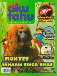 Image of Majalah AHA! Aku Tahu : Monyet Tamarin Singa Emas