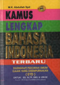 Image of Kamus Lengkap Bahasa Indonesia Terbaru