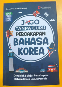 Image of Jago Tanpa Guru Percakapan Bahasa Korea