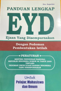 Image of Panduan Lengkap EYD Ejaan Yang Disempurnakan