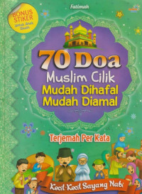 Image of 70 Doa Muslim Cilik Mudah Dihafal Mudah DiAmal