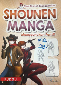 Image of Shounen Manga Menggunakan Pensil
